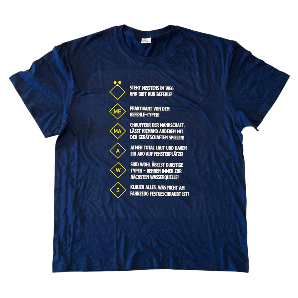 Fun Feuerwehr T-Shirt Herren | 3XL | navyblau | Einzelst&uum